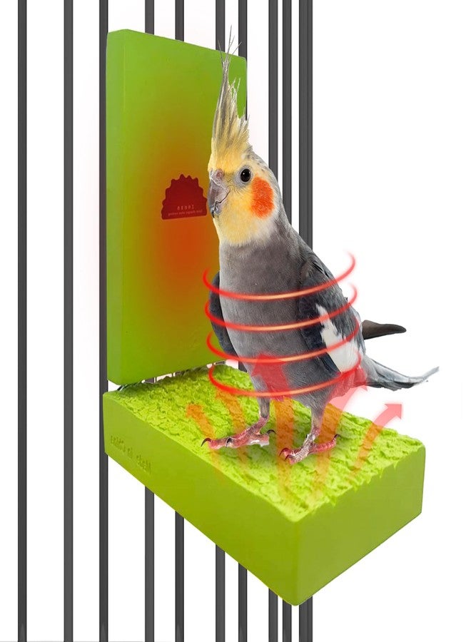 WEIYOONS 2-Pack Bird Heater for Cage Bird Warmer Snuggle-Up Perch Stand for Parrots, Small Pet Birds, Mini Macaw, Conure, African Grey, Hamsters, Chinchillas and Hedgehogs, 12V 5W - Image 1